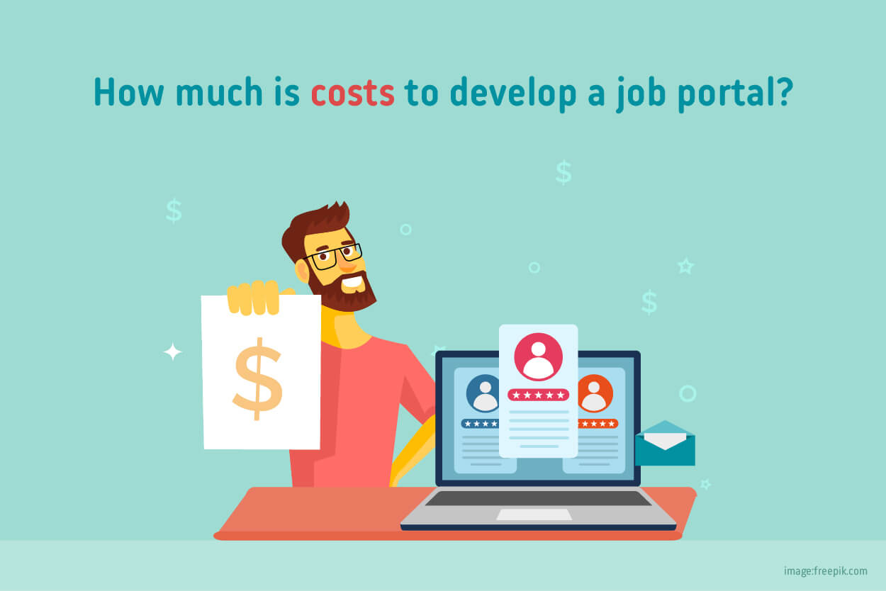 costs to develop job portal