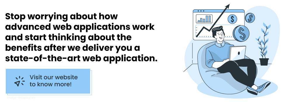 Stop worrying about how advanced web applications work and start thinking about the benefits after we deliver you a state of the art web application - Knovator