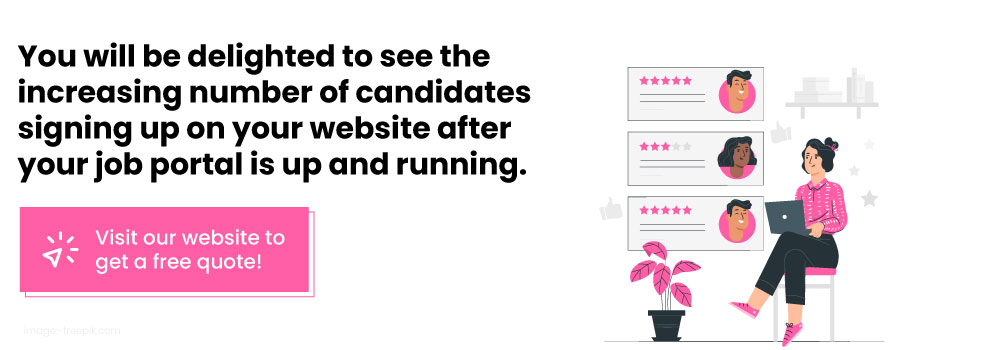 You will be delighted to see the increasing number of candidates signing up on your website after your job portal is up and running - Knovator