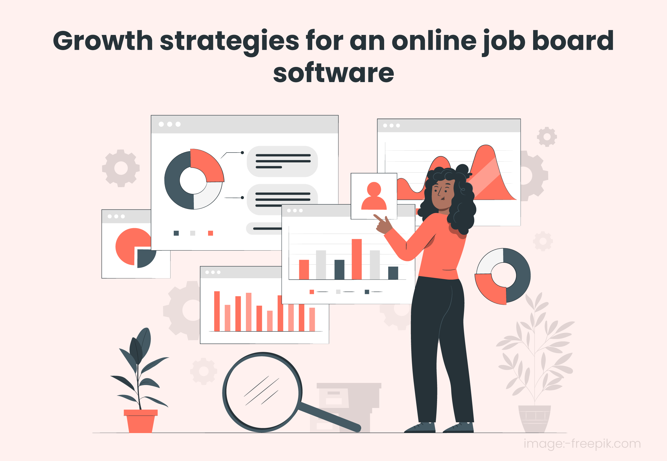 Growth strategies for an online job board software