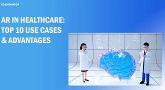 Featured Image AR in Healthcare Top 10 Use Cases Advantages - Knovator