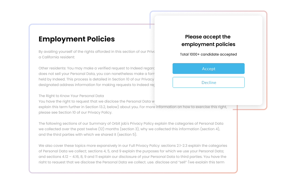 Syncs With Employment Policies